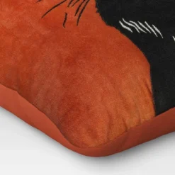Fierce Cat Applique Cotton Velvet Square Halloween Throw Pillow - Threshold™ 7 Fierce Cat Applique Cotton Velvet Square Halloween Throw Pillow - Threshold™ -Threshold Home Outlet Store GUEST a42b8619 8be8 49c8 b26e d8937eea5670