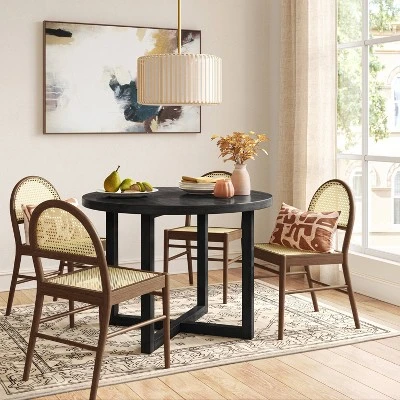 Bamboo Ceiling Drum Light Natural - Threshold™ 1 Bamboo Ceiling Drum Light Natural - Threshold™