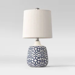 Assembled Ceramic Table Lamp Blue - Threshold™ -Threshold Home Outlet Store GUEST a72b8512 d249 4def be06 43a18b186729