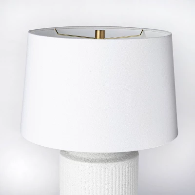 Ceramic Assembled Table Lamp White - Threshold™ Designed With Studio McGee 3 Ceramic Assembled Table Lamp White - Threshold™ Designed With Studio McGee - Image 3