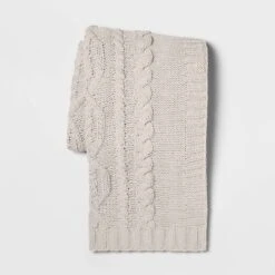 Cable Knit Chenille Throw Blanket - Threshold™ -Threshold Home Outlet Store GUEST aca2865a dcc5 4732 8e26 c7e2a1b173ac