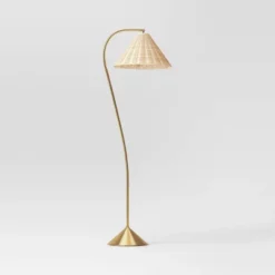 Gooseneck Floor Lamp With Natural Shade - Threshold™ 7 Gooseneck Floor Lamp With Natural Shade - Threshold™ -Threshold Home Outlet Store GUEST b1fa38ad 81d6 4be4 bf88 c44b8076131e