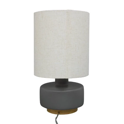 Ceramic Table Lamp With Wood Base - Threshold™ 6 Ceramic Table Lamp With Wood Base - Threshold™ - Image 6