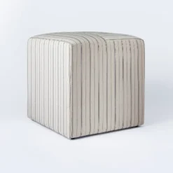 Lynwood Square Upholstered Cube - Threshold™ Designed With Studio McGee -Threshold Home Outlet Store GUEST b4c05613 02fb 4836 9f47 a7512f9a187c