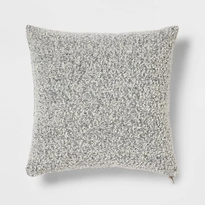 Woven Boucle Square Throw Pillow With Exposed Zipper - Threshold™ 4 Woven Boucle Square Throw Pillow With Exposed Zipper - Threshold™ - Image 4