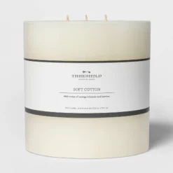 Pillar Candle Soft Cotton White - Threshold™ 10 Pillar Candle Soft Cotton White - Threshold™ -Threshold Home Outlet Store GUEST ba85ccc0 51d2 49b1 b7fa 9591207f9ad8