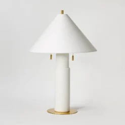 Ceramic Table Lamp With Tapered Shade White - Threshold™ Designed With Studio McGee -Threshold Home Outlet Store GUEST bb7258ec 5cd1 4f4f 84fa 7992eea042f1