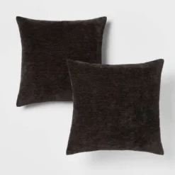 2pk Chenille Square Throw Pillows - Threshold™ -Threshold Home Outlet Store GUEST bdea0f6e 1816 4d8e 815f 6f253cfd7c48