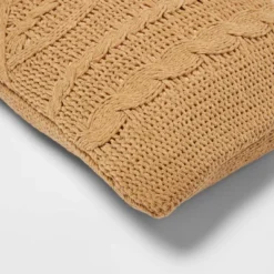 Oversized Cable Knit Chenille Throw Pillow - Threshold™ -Threshold Home Outlet Store GUEST c326d2d5 b319 42ab 92b1 ef4f1bc0e54f