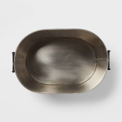 2.5gal Metal Beverage Tub Black - Threshold™ 2 2.5gal Metal Beverage Tub Black - Threshold™ - Image 2