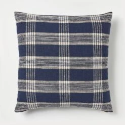 Woven Plaid Square Throw Pillow With Zipper Pull - Threshold™ Designed With Studio McGee 9 Woven Plaid Square Throw Pillow With Zipper Pull - Threshold™ Designed With Studio McGee -Threshold Home Outlet Store GUEST c575c066 8fb4 4e62 b102 80e29c49e41a
