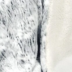 Tipped Snow Leopard Faux Fur Reversible Throw Blanket - Threshold™ -Threshold Home Outlet Store GUEST c5d0741c fee3 4eca aa69 0a3cd0783aba