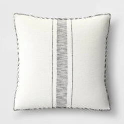 Oversized Placed Striped Square Throw Pillow - Threshold™ 11 Oversized Placed Striped Square Throw Pillow - Threshold™ -Threshold Home Outlet Store GUEST c66db2e9 a928 40d0 937e 3fed7fbab407