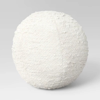 Boucle Sphere Throw Pillow - Threshold™ 3 Boucle Sphere Throw Pillow - Threshold™ - Image 3