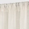 1pc 54"x84" Sheer Linen Window Curtain Panel Natural Linen - Threshold™