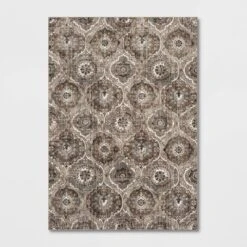 Bailey Companion Tile Print Accent Rug Tan - Threshold™ -Threshold Home Outlet Store GUEST c86a9554 2700 48a9 8622 373c214e30ab