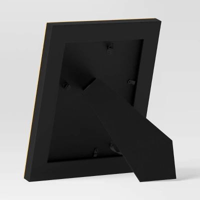 7" X 9" Matted To 5" X 7" Faux Leather Table Frame Light Brown - Threshold™ 3 7" X 9" Matted To 5" X 7" Faux Leather Table Frame Light Brown - Threshold™ - Image 3