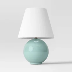 Round Table Lamp With Tapered Shade Blue - Threshold™ 7 Round Table Lamp With Tapered Shade Blue - Threshold™ -Threshold Home Outlet Store GUEST cbb4e421 ccb3 43d8 b7a9 570056592c90