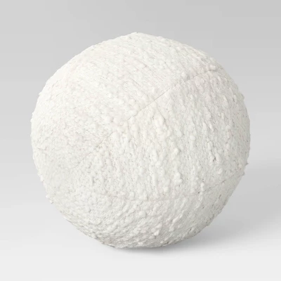 Boucle Sphere Throw Pillow - Threshold™ 2 Boucle Sphere Throw Pillow - Threshold™ - Image 2