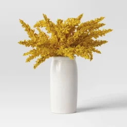 Goldenrod Artificial Plant Arrangement In Ceramic Pot - Threshold™ 8 Goldenrod Artificial Plant Arrangement In Ceramic Pot - Threshold™ -Threshold Home Outlet Store GUEST cf43aaeb 8dcf 4219 9d22 8a5e9cd0ea6d
