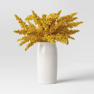 Goldenrod Artificial Plant Arrangement In Ceramic Pot - Threshold™ 4 Goldenrod Artificial Plant Arrangement In Ceramic Pot - Threshold™ - Image 4
