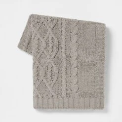 Cable Knit Chenille Throw Blanket - Threshold™ -Threshold Home Outlet Store GUEST d13cb738 076e 4d38 98ae d1ad7ab9e576