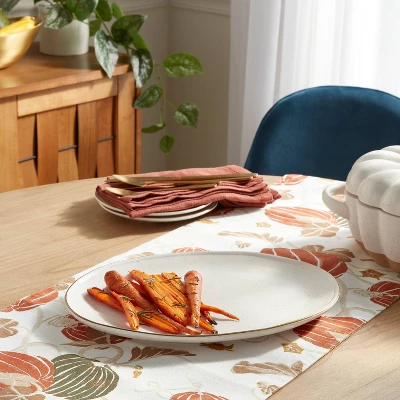 Small Ceramic Serving Platter Ivory - Threshold™ 1 Small Ceramic Serving Platter Ivory - Threshold™