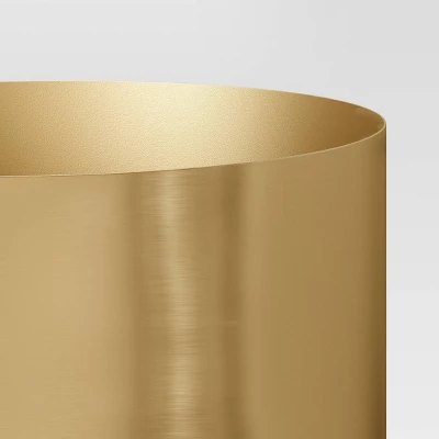 Medium Brass Planter - Threshold™ 2 Medium Brass Planter - Threshold™ - Image 2