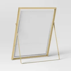 9" X 11" Float To 8" X 10" Linear Metal Easel Single Image Frame Brass - Threshold™ -Threshold Home Outlet Store GUEST dca9fb76 af6d 4838 8473 61f5e3a7187b