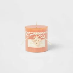 Ribbed Pillar Pumpkin Spice Candle - Threshold™ -Threshold Home Outlet Store GUEST e467f067 2ab8 486b 8756 c7488700fa1b
