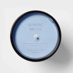 Colored Vase Glass With Dustcover Marine Moss Candle Blue - Threshold™ 9 Colored Vase Glass With Dustcover Marine Moss Candle Blue - Threshold™ -Threshold Home Outlet Store GUEST e5035607 20cd 4e66 bc9b 502503c48b69