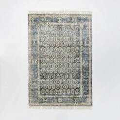 Lost Creek Printed Paisley Rug Blue - Threshold™ Designed With Studio McGee 7 Lost Creek Printed Paisley Rug Blue - Threshold™ Designed With Studio McGee -Threshold Home Outlet Store GUEST e8e94a54 2263 4993 84d8 d4a216f28ff8