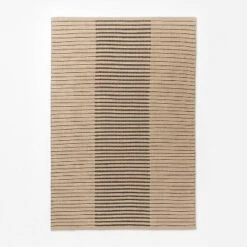 Reseda Hand Woven Striped Jute Cotton Area Rug Black - Threshold™ Designed With Studio McGee -Threshold Home Outlet Store GUEST ea6b28cd 1b12 4072 b63a 36f0919cca86