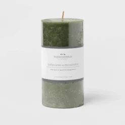 Pillar Candle Water Mint & Eucalyptus Green - Threshold™ 9 Pillar Candle Water Mint & Eucalyptus Green - Threshold™ -Threshold Home Outlet Store GUEST eb62ccc5 3893 4d1a adca 151ee7e678f3