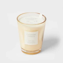 Colored Vase Glass With Dustcover Cashmere Vanilla Candle Ivory - Threshold™ 11 Colored Vase Glass With Dustcover Cashmere Vanilla Candle Ivory - Threshold™ -Threshold Home Outlet Store GUEST eb6587ba 8479 44af a170 8ca882422432