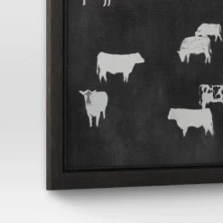 (Set Of 2) 12" X 12" Cow Collection II Framed Wall Canvases - Threshold™ -Threshold Home Outlet Store GUEST ed6cea91 4424 4805 8aee 4c4271b75676