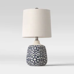 Assembled Ceramic Table Lamp Blue - Threshold™ -Threshold Home Outlet Store GUEST eebdc7b4 b4c2 498c 8aa2 5c9883583dfe