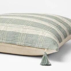 Woven Plaid Throw Pillow With Tassel Zipper - Threshold™ Designed With Studio McGee -Threshold Home Outlet Store GUEST f0347132 f80f 4dac 84d2 18214a07c267