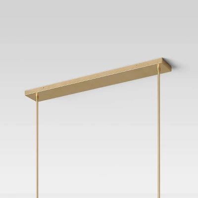 Lyndon Linear Chandelier Brass - Threshold™ 3 Lyndon Linear Chandelier Brass - Threshold™ - Image 3