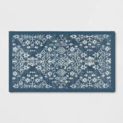 Vintage Print Comfort Rug Blue - Threshold™ 8 Vintage Print Comfort Rug Blue - Threshold™ -Threshold Home Outlet Store GUEST f437994b 06fa 4df6 84f2 e90cb16dba7b