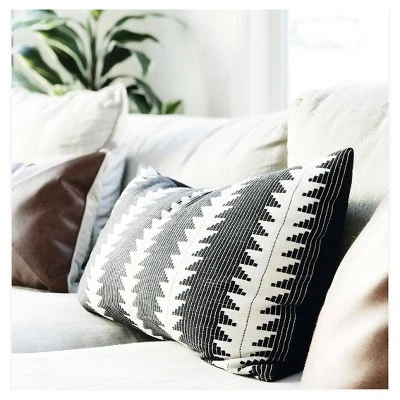 Oversize Lumbar Woven Global Pillow - Threshold™ 3 Oversize Lumbar Woven Global Pillow - Threshold™ - Image 3