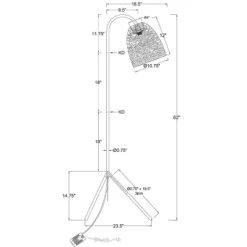 Seagrass Karina Tripod Floor Lamp Natural (Includes LED Light Bulb) - Threshold™ -Threshold Home Outlet Store GUEST fa096d0b a838 4d0b a832 096d3504be5d
