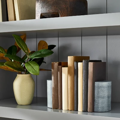 Set Of 2 Soapstone Bookends Gray - Threshold™ Designed With Studio McGee 1 Set Of 2 Soapstone Bookends Gray - Threshold™ Designed With Studio McGee
