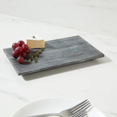 9.5" X 5.5" Marble Serving Platter - Threshold™ 1 9.5" X 5.5" Marble Serving Platter - Threshold™