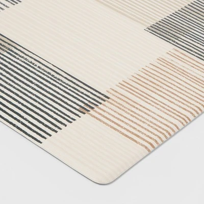 60" X 20" Modern Block Comfort Runner Mat - Threshold™ 2 60" X 20" Modern Block Comfort Runner Mat - Threshold™ - Image 2