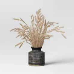 Grass Arrangement In Ceramic Pot Black - Threshold™ 9 Grass Arrangement In Ceramic Pot Black - Threshold™ -Threshold Home Outlet Store GUEST feadbbf9 25c2 45e5 ba31 61ab6f1faca8