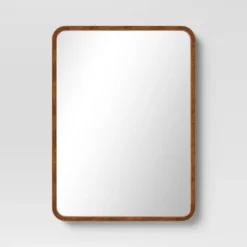 22" X 30" Rounded Corner Wood Wall Mirror - Threshold™ -Threshold Home Outlet Store GUEST ff7bba8e 74ae 4afc b36b 07071d1075dc